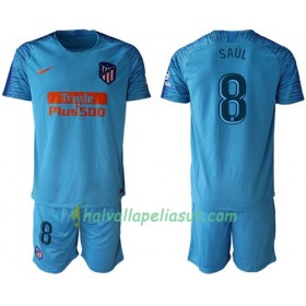 Jalkapallo Pelipaidat Atlético Madrid Saul 8 Lasten Vieraspaita 2018-2019 Lyhythihainen